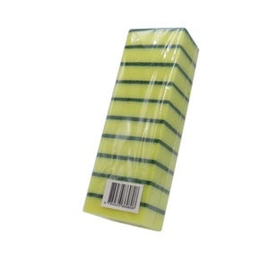 PAQUETE DE ESPONJA CON BRILLO 3X4 / 10 UNIDADES