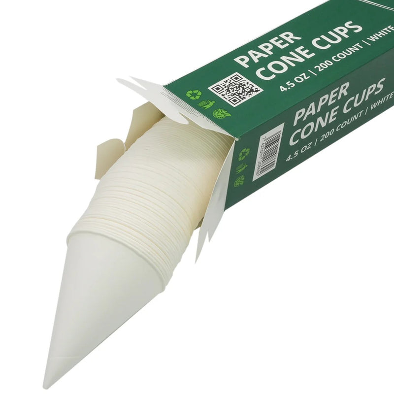 VASO CÓNICO DE PAPEL / 4.5OZ / 200UND