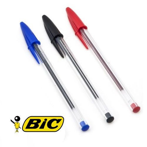 BOLÍGRAFO BIC DE CRISTAL / PAQ DE 12UND