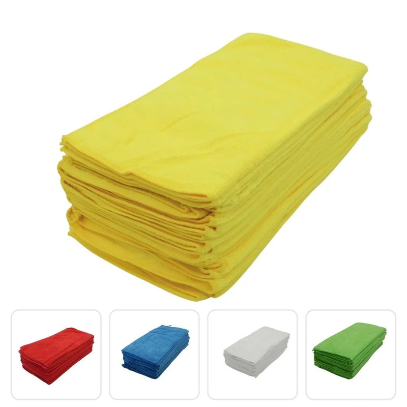 PAÑO DE MICROFIBRA 40X40CM / PAQ DE 25UND / 5 COLORES / SICLEAN