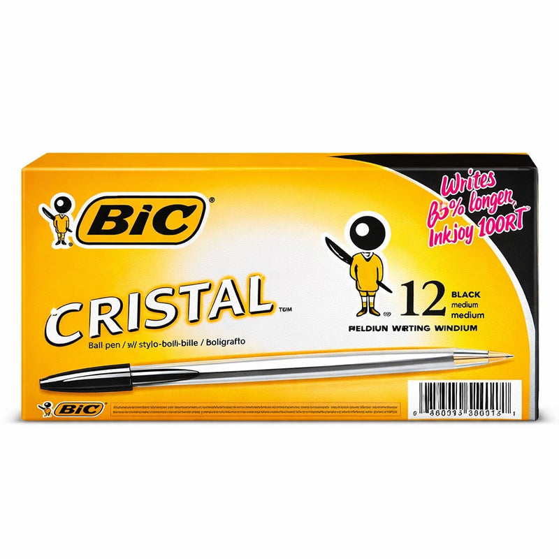 BOLÍGRAFO BIC DE CRISTAL / PAQ DE 12UND